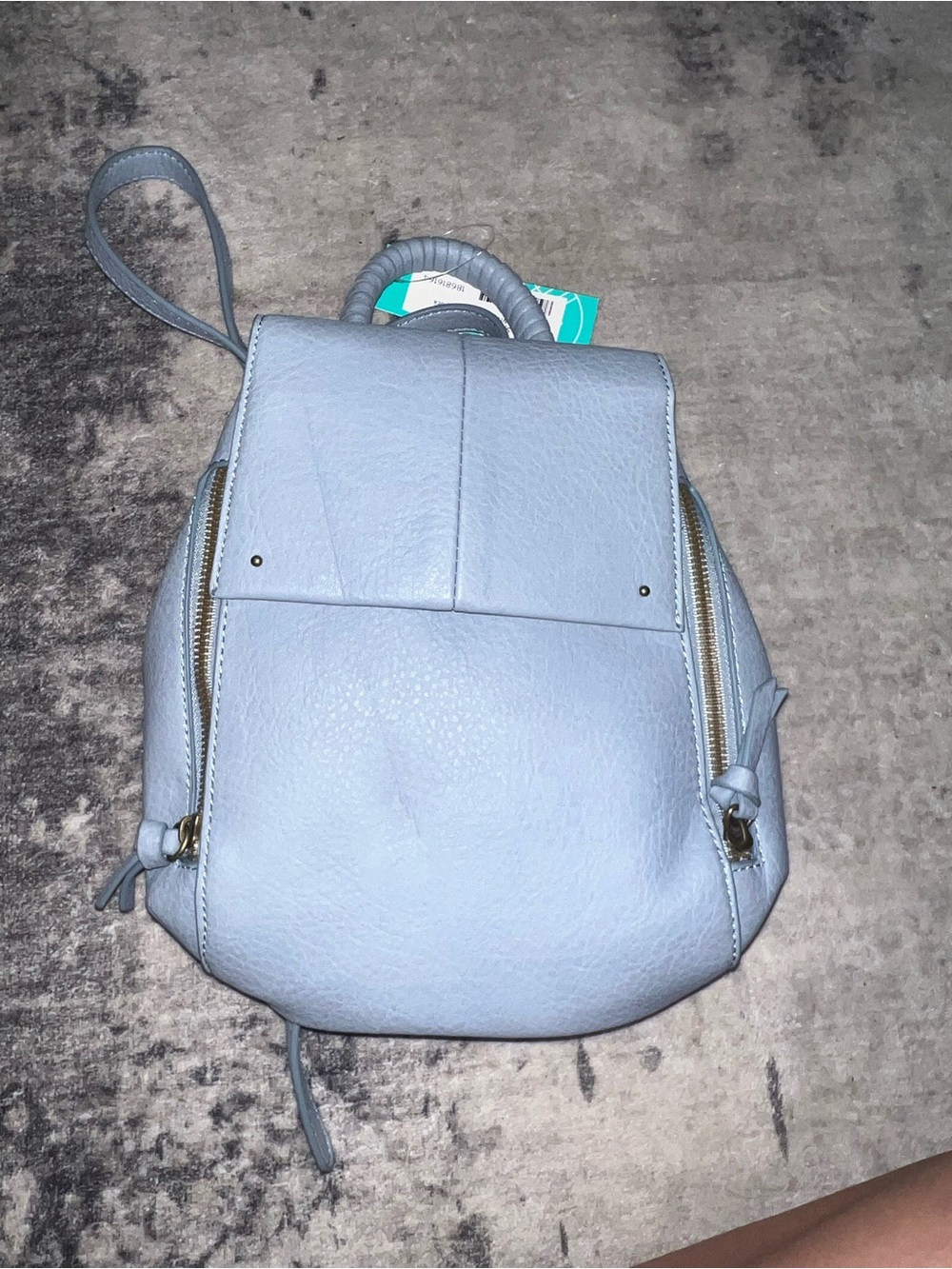 Light Blue Women’s Mini Backpack - Compact Everyday Carry